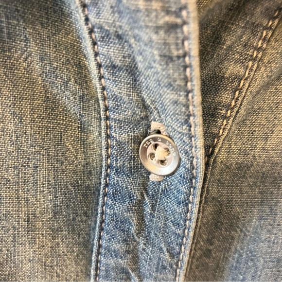 Rag & Bone Sleeveless Denim Shift Dress - Small - Picture 7 of 12